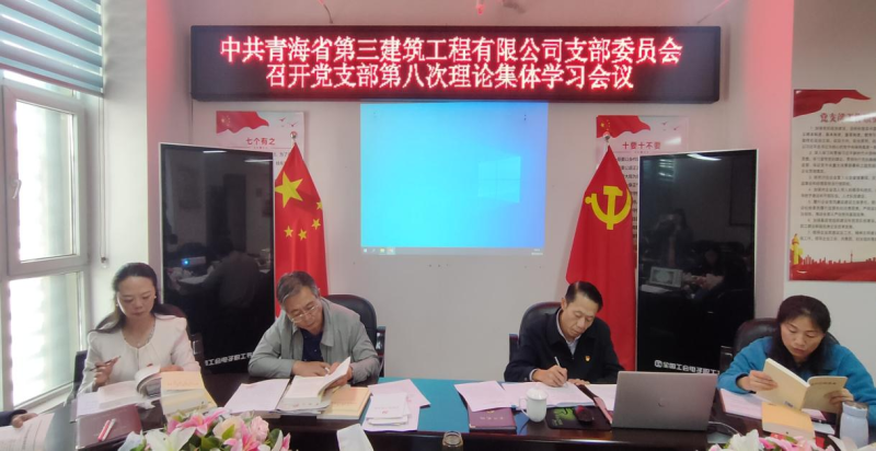三建公司黨支部召開(kāi)第八次理論集體學(xué)習(xí)會(huì) ----集團(tuán)黨委委員、紀(jì)委書(shū)記講主題教育專題黨課